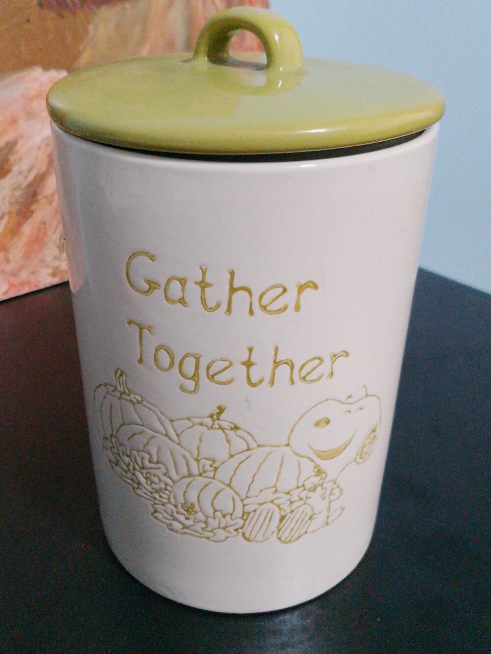 Peanuts 32 oz "Gather Together Cannister